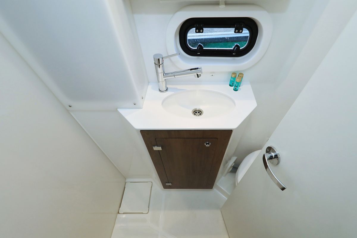 Head on Altair, a Bali 4.2 catamaran at Grad Biograd na Moru, Croatia