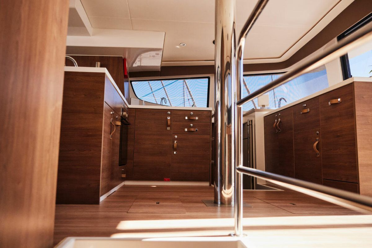 Ediba Scorpio, a Bali 4.6 catamaran at Marmaris, Turkey