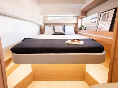 MAVIH, a Bali Bali 4.2 catamaran at Paraty, Brazil