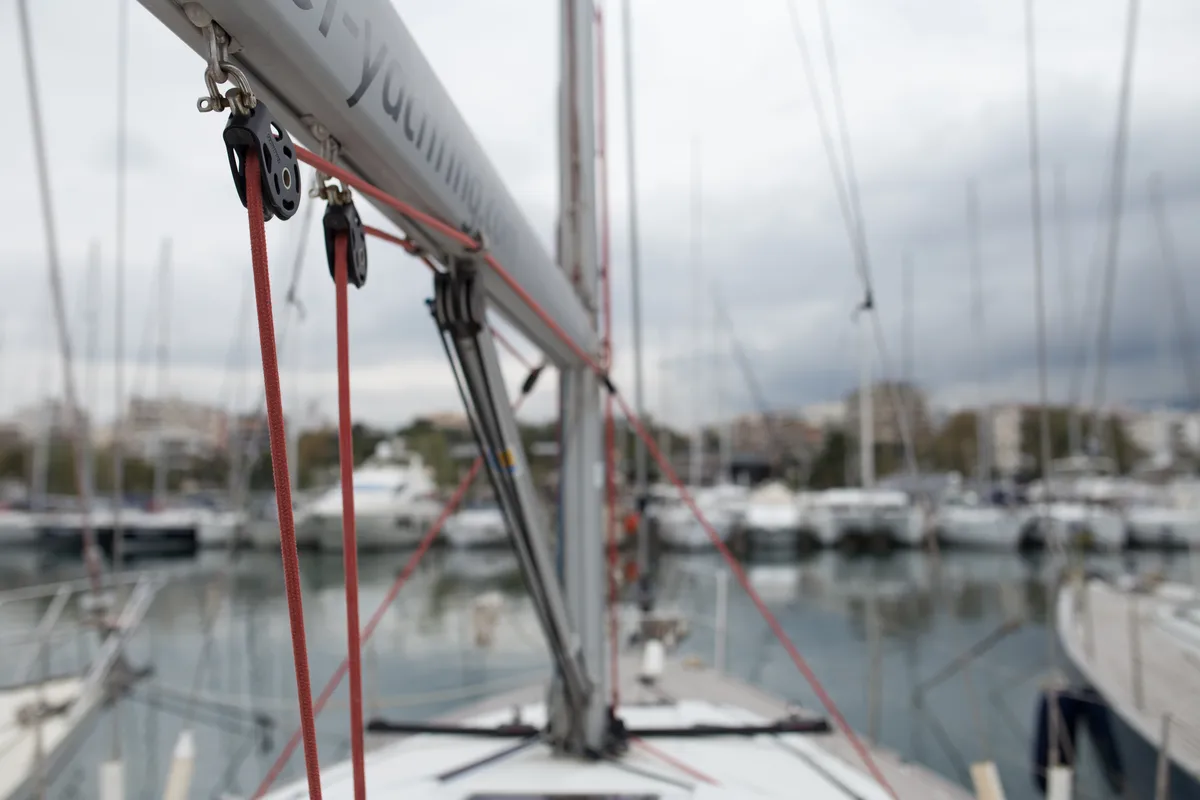 Leonidas, a Jeanneau Sun Odyssey 409 sailboat at Marina Delta Kallithea, Greece