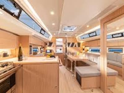 Galley of Galini, a Bavaria C38 sailboat at Municipal Unit of Rhodes, Greece