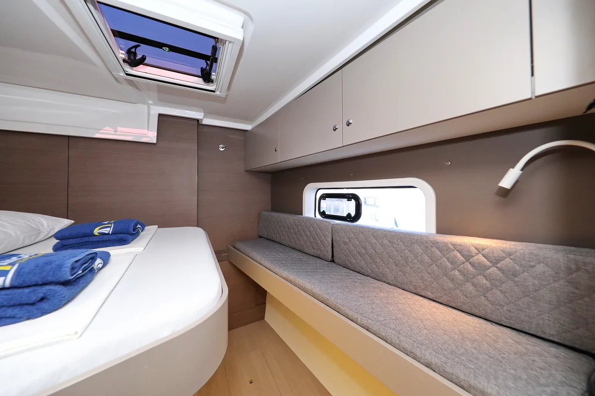 Cabin on Hi Friends, a Bali Catspace catamaran at Grad Trogir, Croatia