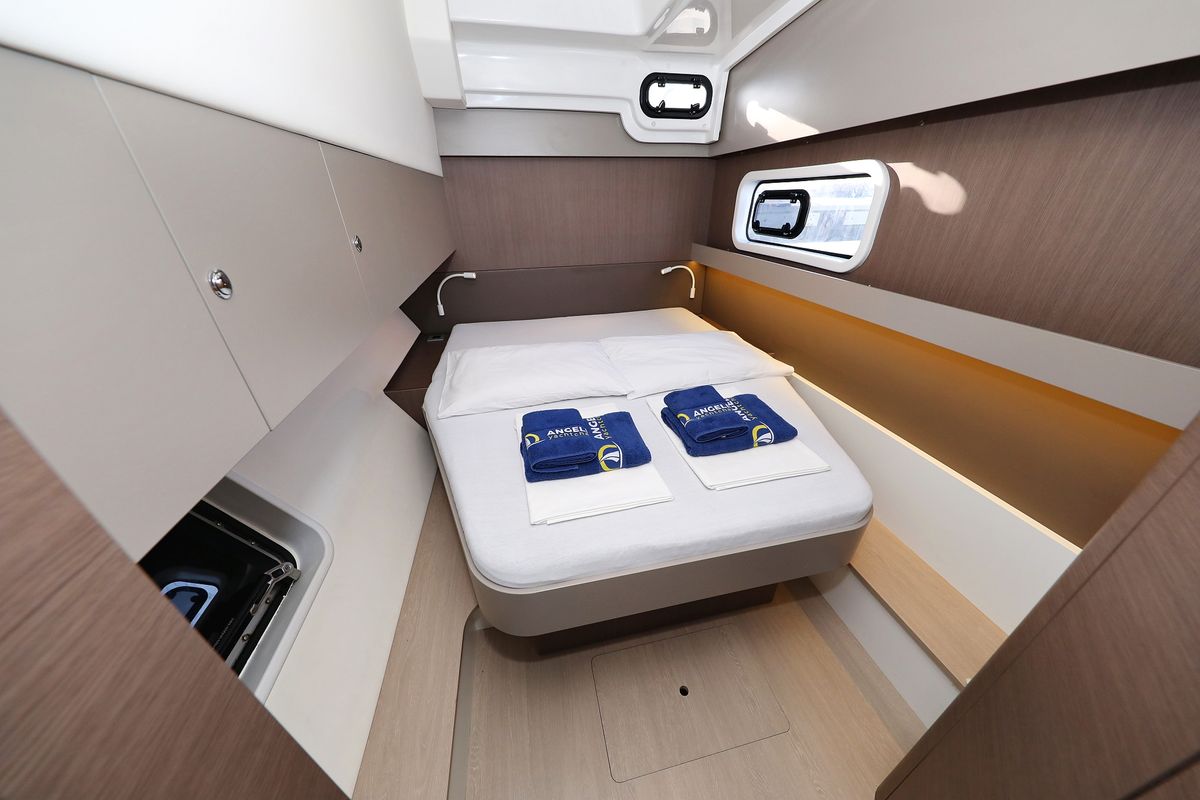 Cabin on Hi Friends, a Bali Catspace catamaran at Grad Trogir, Croatia