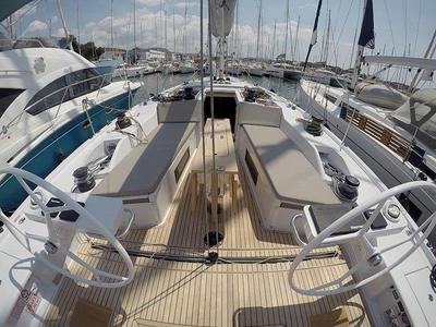 Cockpit of Aloha, a Cantiere Del Pardo (Grand Soleil) Grand Soleil 44 Performance sailboat at Grad Šibenik, Croatia