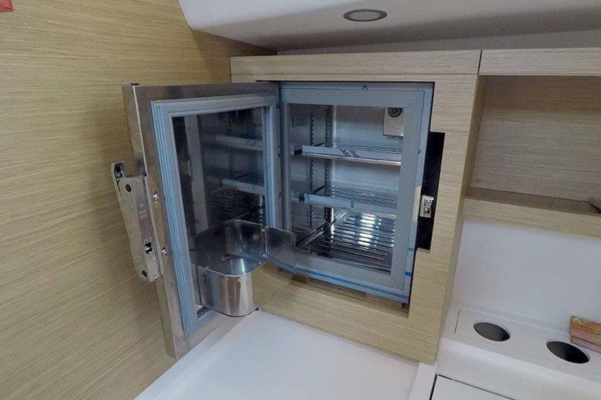 Galley of Aloha, a Cantiere Del Pardo (Grand Soleil) Grand Soleil 44 Performance sailboat at Grad Šibenik, Croatia
