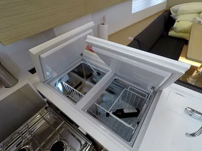 Galley of Aloha, a Cantiere Del Pardo (Grand Soleil) Grand Soleil 44 Performance sailboat at Grad Šibenik, Croatia