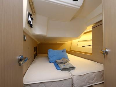 Cabin on Wunderbar, a Beneteau Oceanis 46.1 sailboat at Fethiye, Turkey
