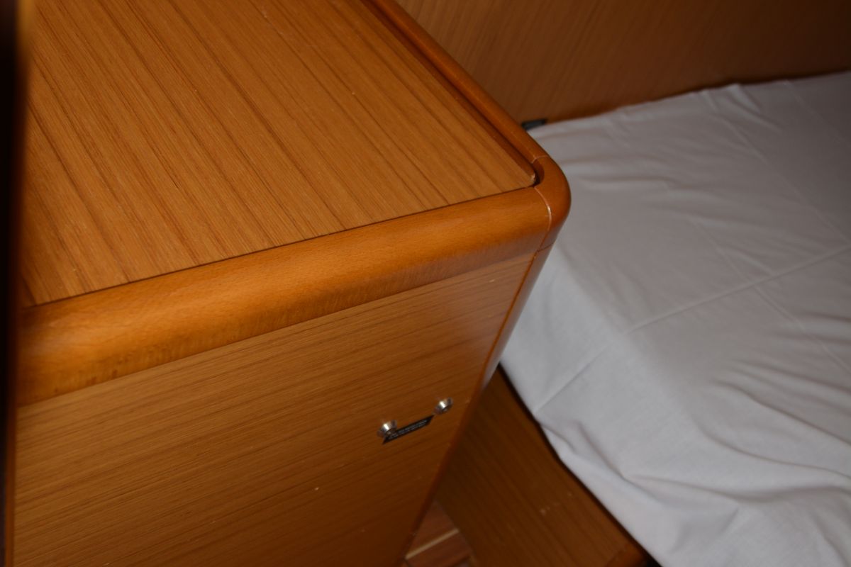 Cabin on Colibrì, a Jeanneau Sun Odyssey 44 i sailboat at Municipal Unit of Lefkada, Greece