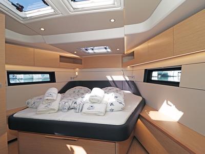 Cabin on FeMi Star, a Hanse Yachts Hanse 460 sailboat at Grad Kaštela, Croatia