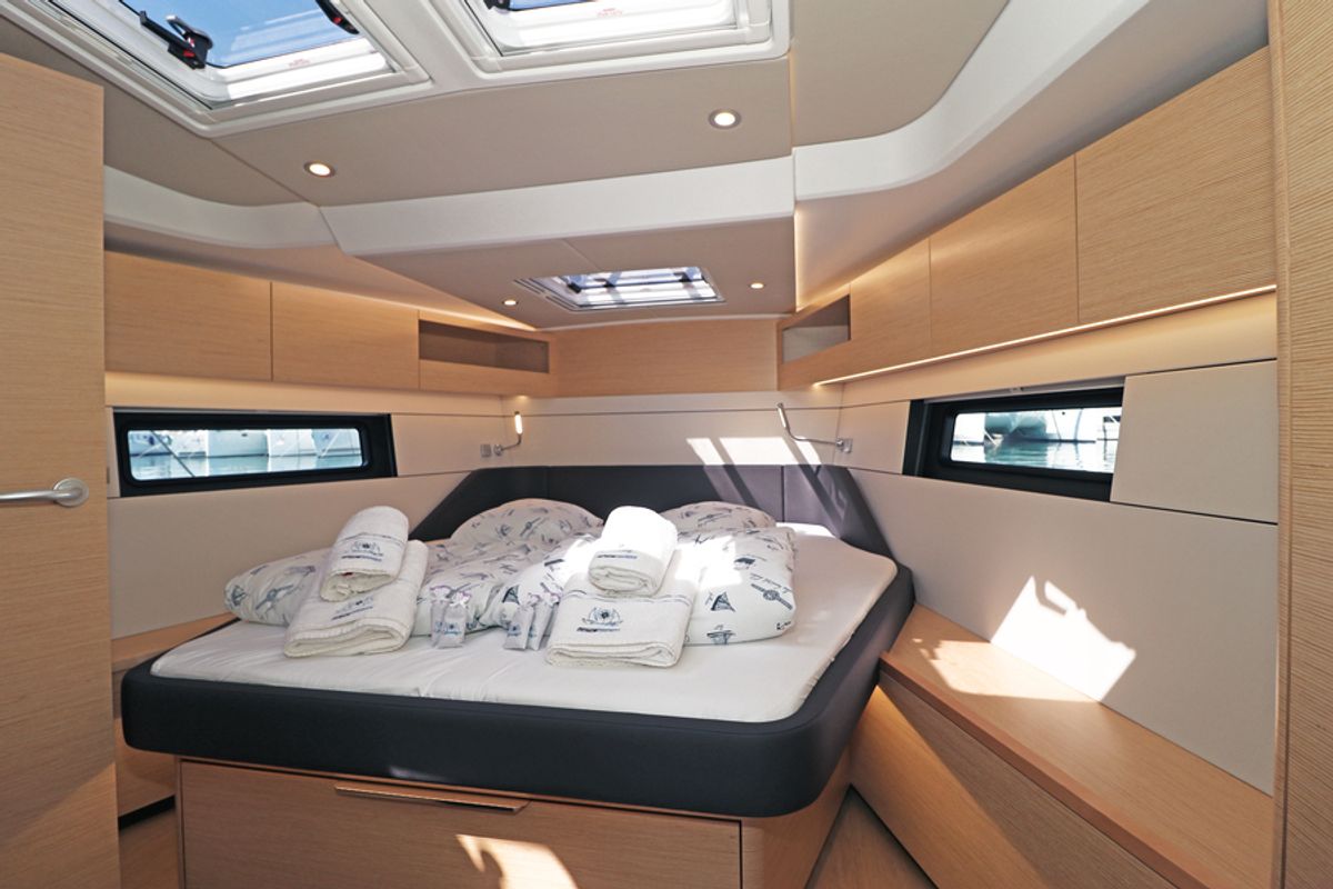 Cabin on FeMi Star, a Hanse Yachts Hanse 460 sailboat at Grad Kaštela, Croatia