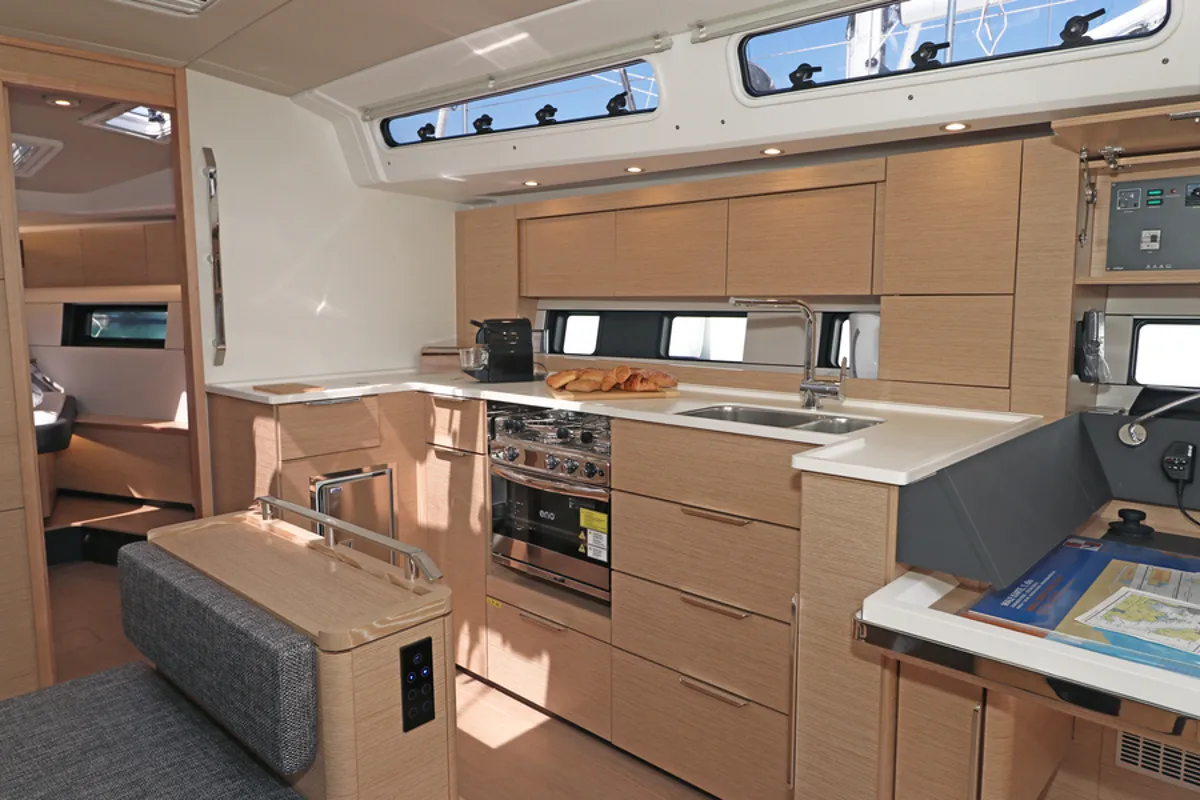 Galley of FeMi Star, a Hanse Yachts Hanse 460 sailboat at Grad Kaštela, Croatia
