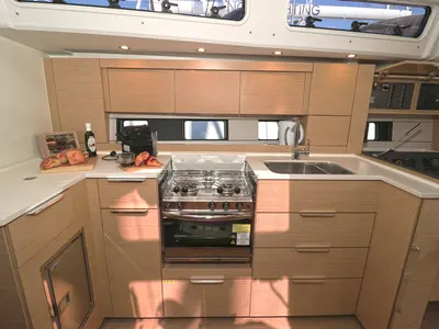 Galley of FeMi Star, a Hanse Yachts Hanse 460 sailboat at Grad Kaštela, Croatia