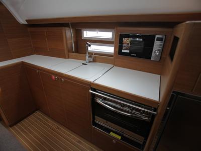 Galley of Tatiana, a Elan Impression 45.1 sailboat at Pirovac, Croatia
