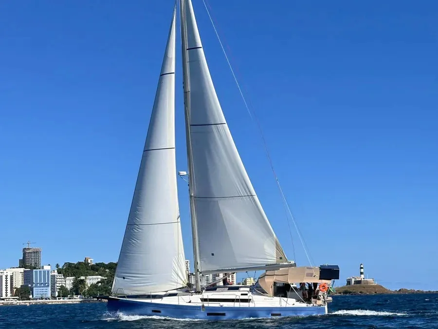 Delta 465, a Delta Delta 465 sailboat at Paraty, Brazil