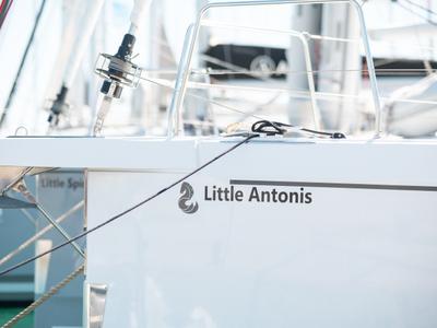 Little Antonis, a Beneteau Oceanis 40.1 sailboat at Kos, Greece