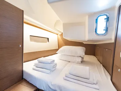 Cabin on Little Antonis, a Beneteau Oceanis 40.1 sailboat at Kos, Greece