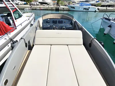 Deck of Diva, a RAND boats RAND Play 24 motorboat at Seget Donji, Croatia