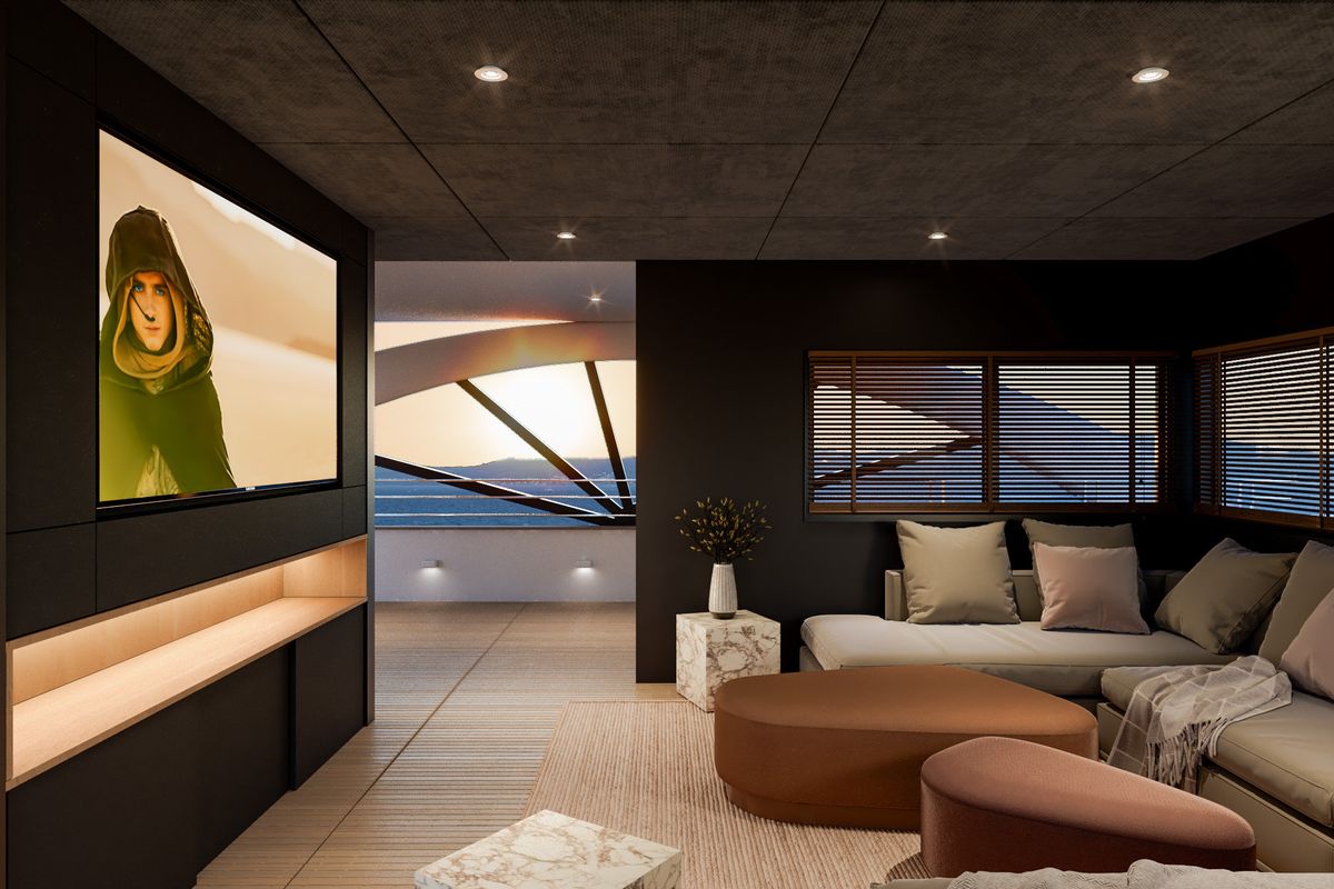 Salon of Premier, a Gulet Motoryacht yacht at Split, Croatia