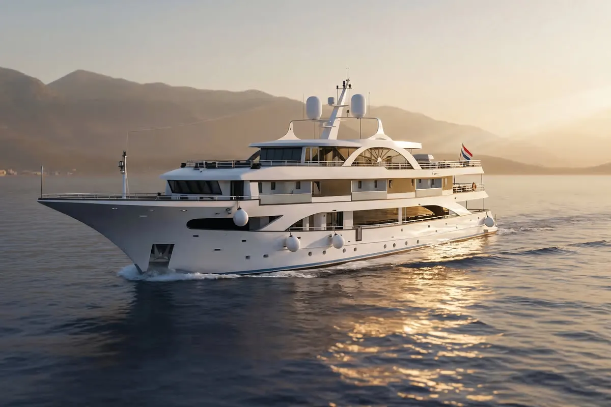 Exterior view of Premier, a Gulet Motoryacht yacht at Split, Croatia