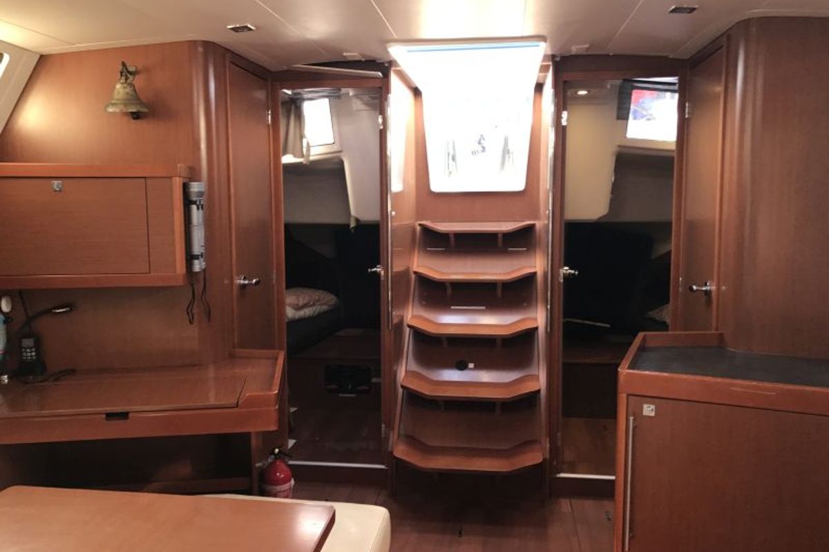 Salon of Alboran XXXIV Nini, a Beneteau Oceanis 45 sailboat at Las Palmas, Spain