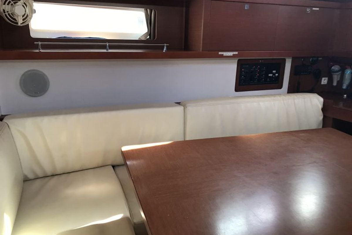 Salon of Alboran XXXIV Nini, a Beneteau Oceanis 45 sailboat at Las Palmas, Spain