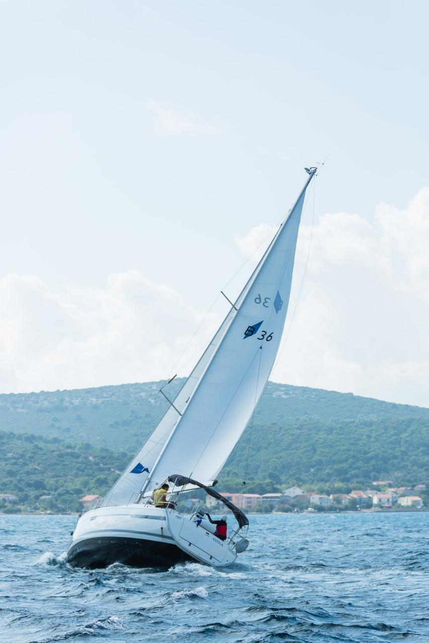 Estela, a Bavaria Cruiser 36 sailboat at Grad Biograd na Moru, Croatia