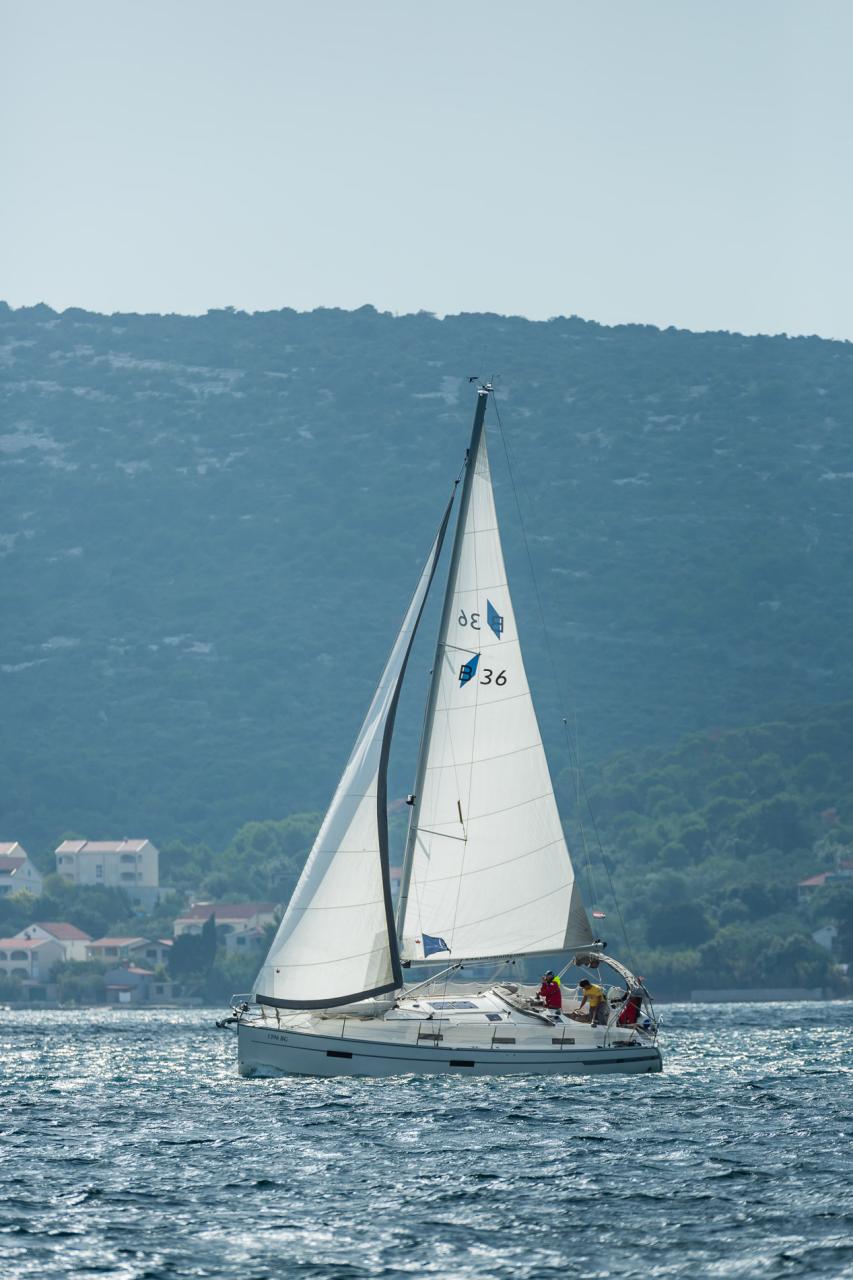 Estela, a Bavaria Cruiser 36 sailboat at Grad Biograd na Moru, Croatia