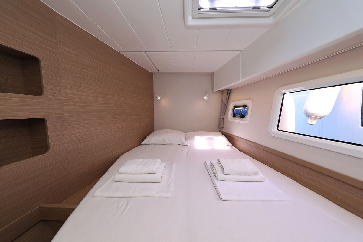 Cabin on Family Time, a Lagoon 42 catamaran at Općina Sukošan, Croatia