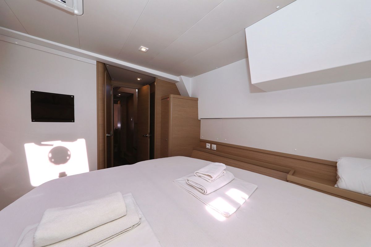 Cabin on Family Time, a Lagoon 42 catamaran at Općina Sukošan, Croatia