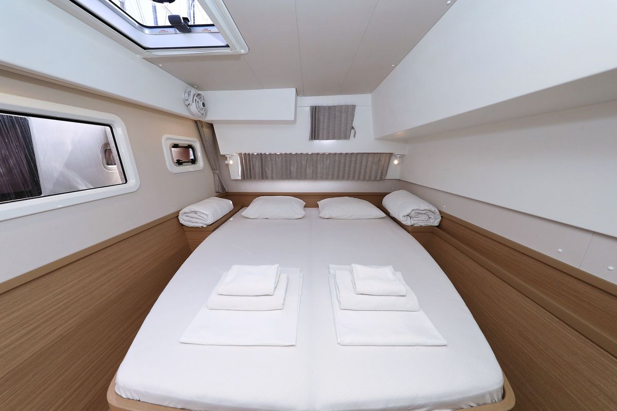 Cabin on Family Time, a Lagoon 42 catamaran at Općina Sukošan, Croatia