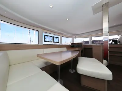 Salon of Family Time, a Lagoon 42 catamaran at Općina Sukošan, Croatia