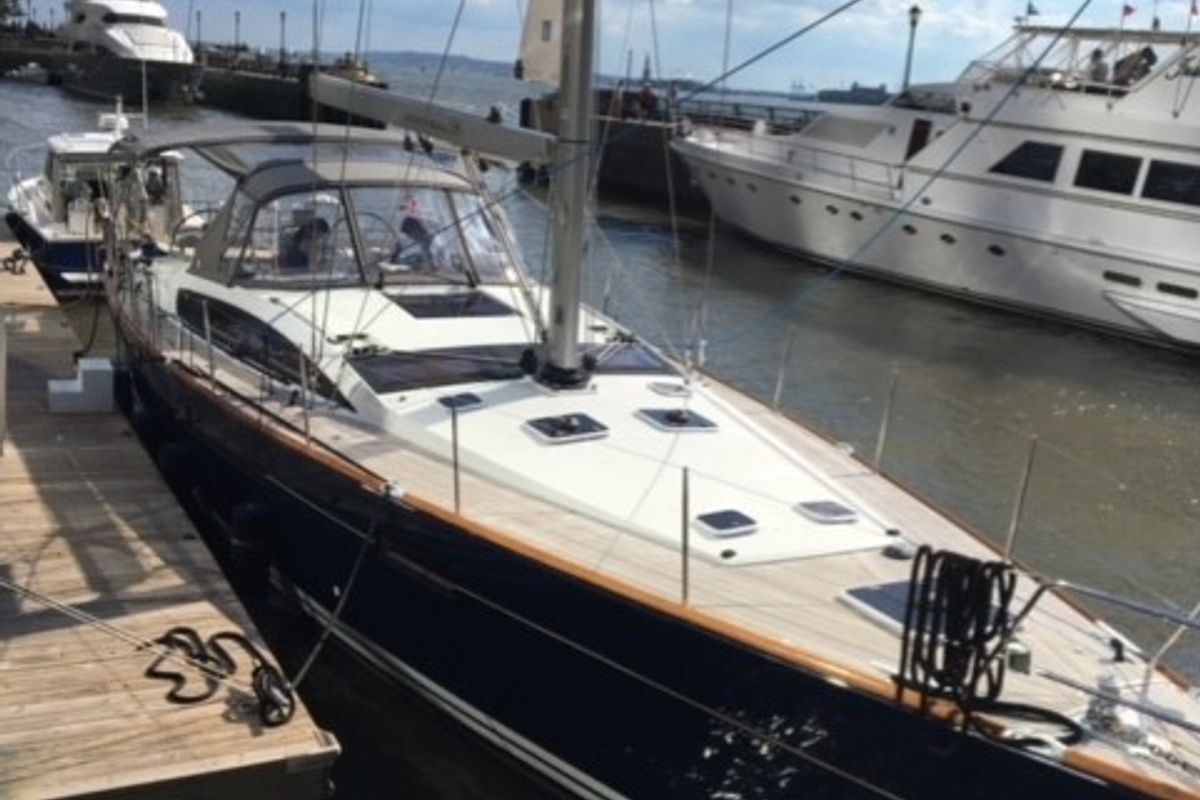 Exterior view of Padraigin II, a Jeanneau 58 sailboat at Chesapeake, United States