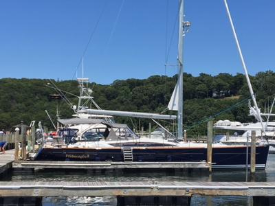 Exterior view of Padraigin II, a Jeanneau 58 sailboat at Chesapeake, United States
