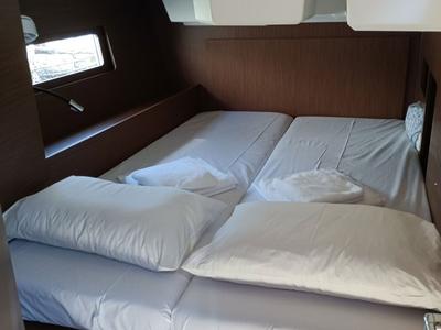 Cabin on Zoe, a Beneteau Oceanis 46.1 sailboat at Volos Municipality, Greece