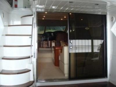 Salon of Aviator, a Sunseeker Manhattan 50 motorboat at Primošten, Croatia