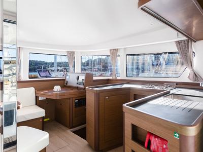 Galley of Mare Fiero, a Lagoon 42 catamaran at Općina Medulin, Croatia