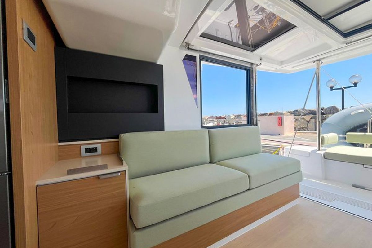 Salon of Love, a Bali 4.2 catamaran at Hyères, France