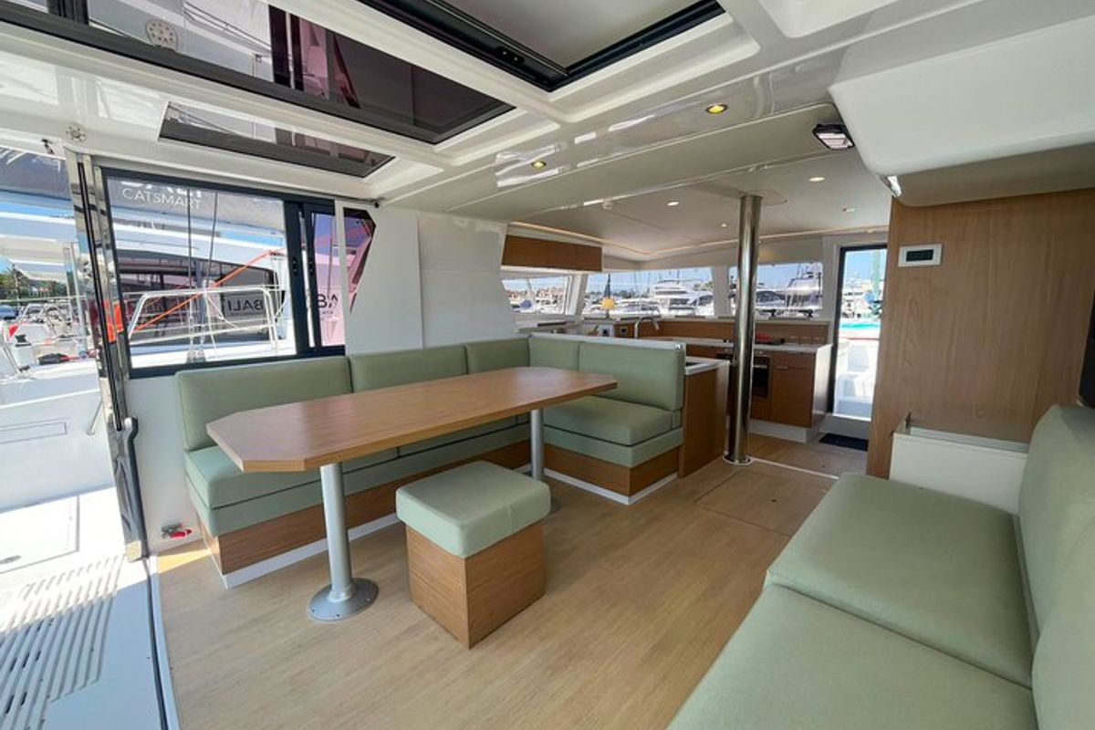 Salon of Love, a Bali 4.2 catamaran at Hyères, France