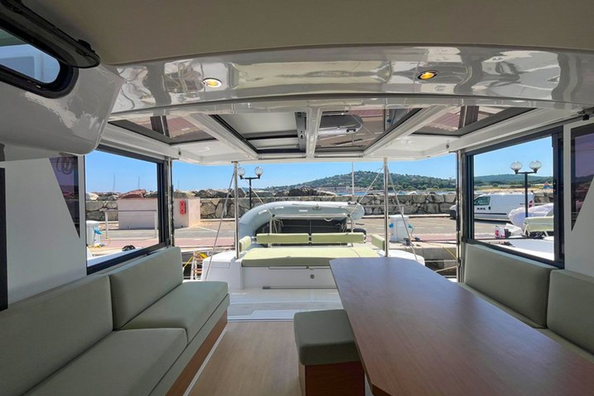 Salon of Love, a Bali 4.2 catamaran at Hyères, France