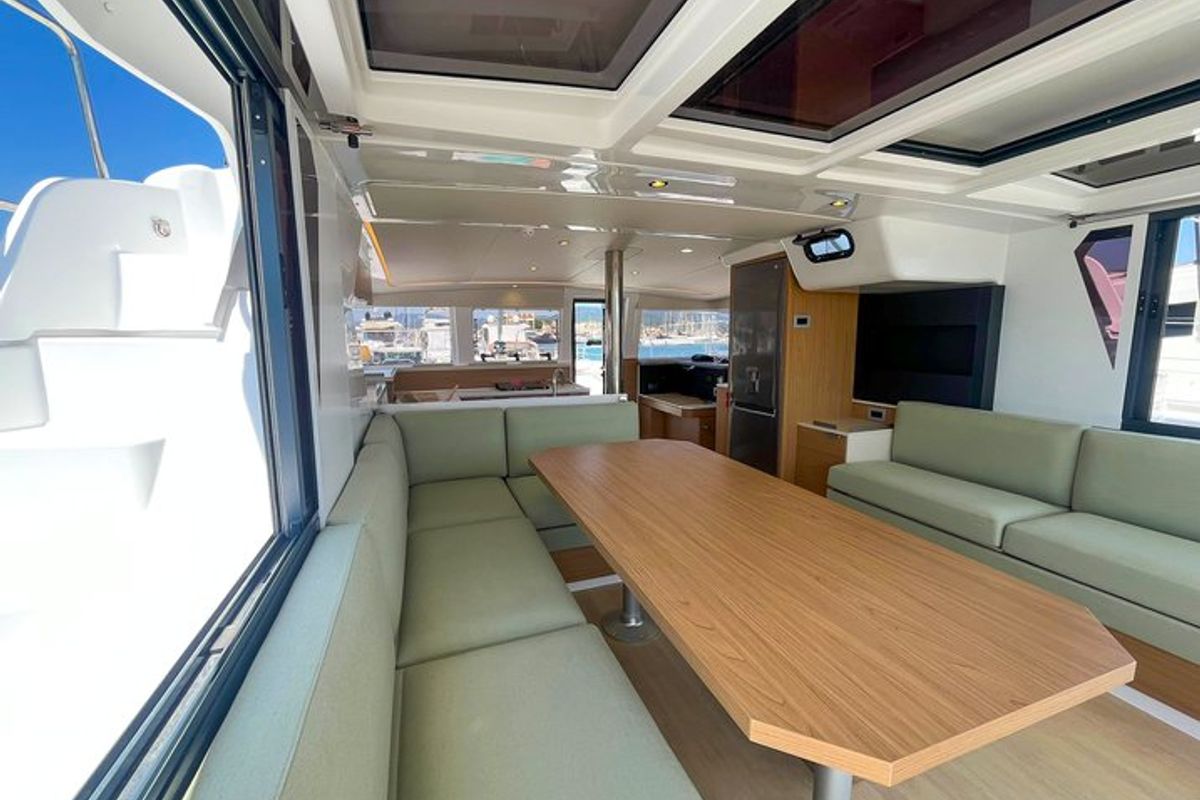 Salon of Love, a Bali 4.2 catamaran at Hyères, France