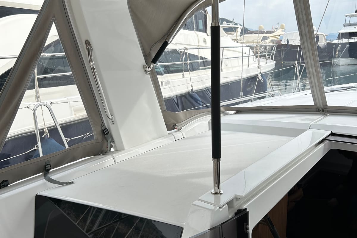 Bellagio, a Beneteau Oceanis 46.1 sailboat at Fethiye, Turkey