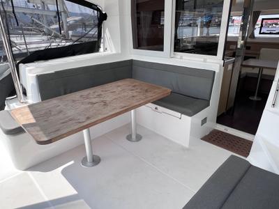 Deck of Nami Maru, a Lagoon 40 catamaran at Volos Municipality, Greece