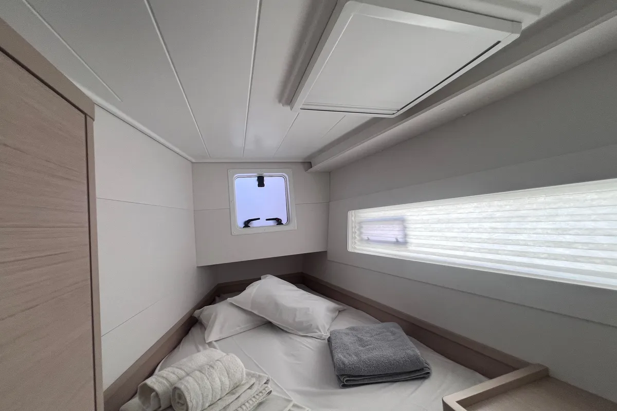 Cabin on Nami Maru, a Lagoon 40 catamaran at Volos Municipality, Greece