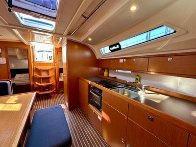 Galley of Sapphire, a Bavaria Cruiser 41 sailboat at Općina Sukošan, Croatia