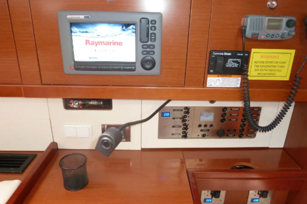 Evita, a Beneteau Oceanis 51.1 sailboat at Municipal Unit of Elefsina, Greece