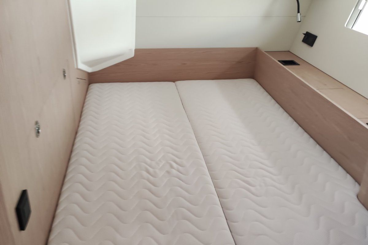 Cabin on Extra mile, a Beneteau First 53 sailboat at Lavreotiki Municipal Unit, Greece