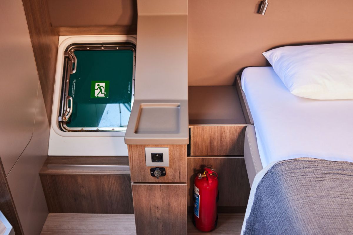 Cabin on Taurus, a Bali 4.8 catamaran at Marmaris, Turkey
