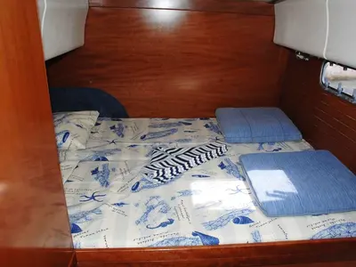 Cabin on Rapido, a Nautitech Rochefort Nautitech 40 catamaran at Split, Croatia