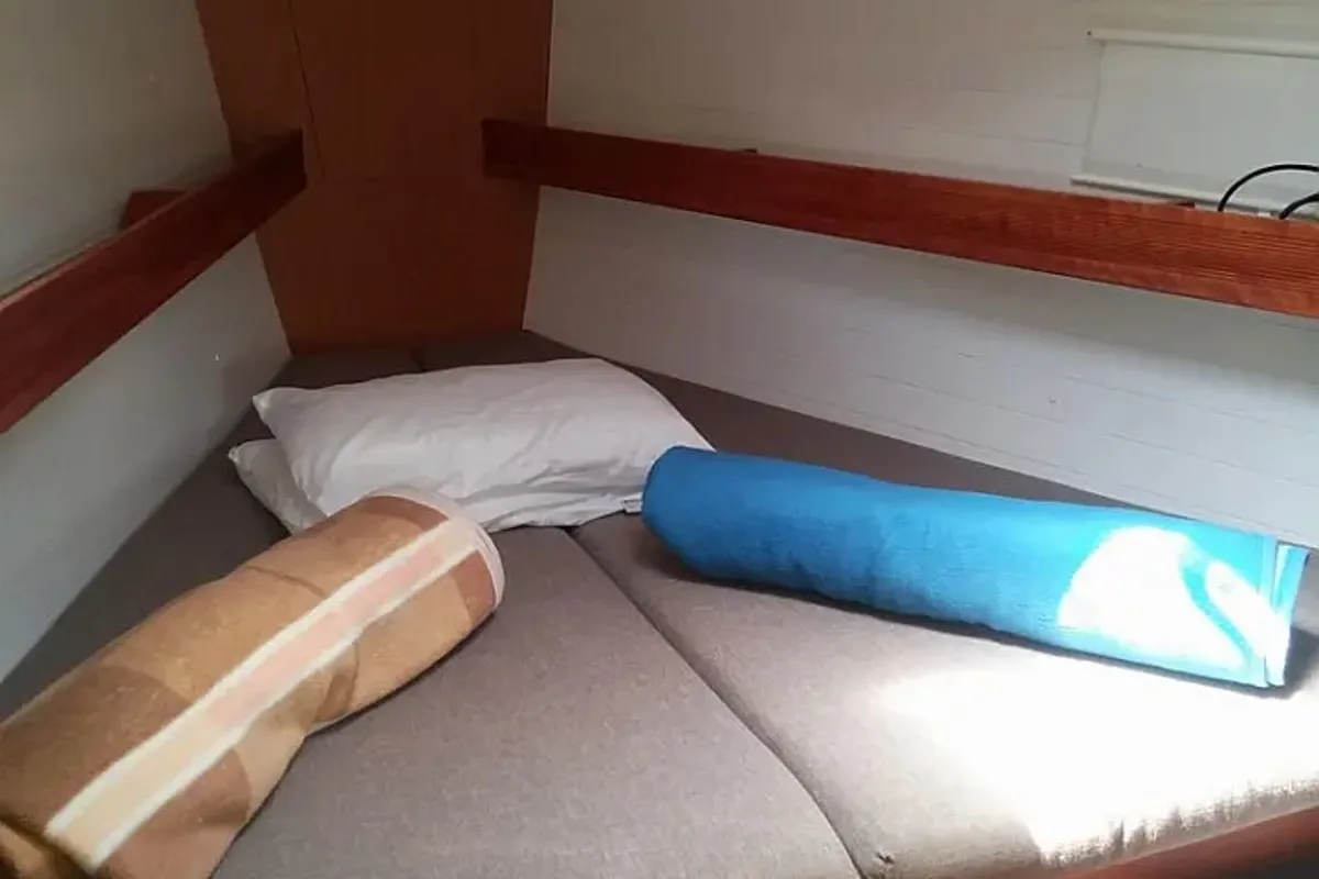 Cabin on Daidalos, a Bavaria 40 Cruiser sailboat at Municipal Unit of Ellomenos, Greece