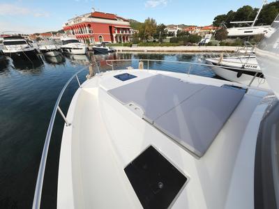 Galley of Mackata, a Cobra Yachts Seamaster 45 yacht at Grad Vodice, Croatia